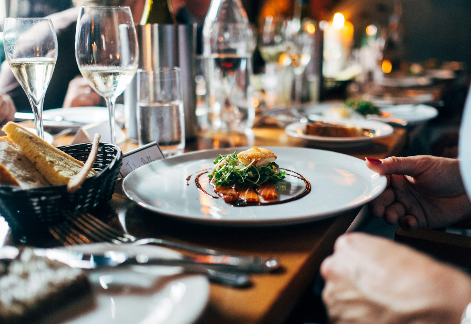 Fine dining at an X Management venue